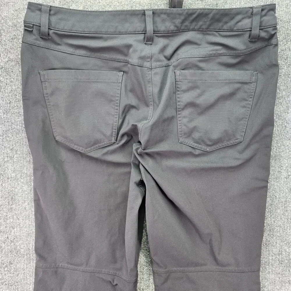 Lululemon ABC Classic Fit Pants Mens 34x31 Gray Warpstreme Performance Stretch